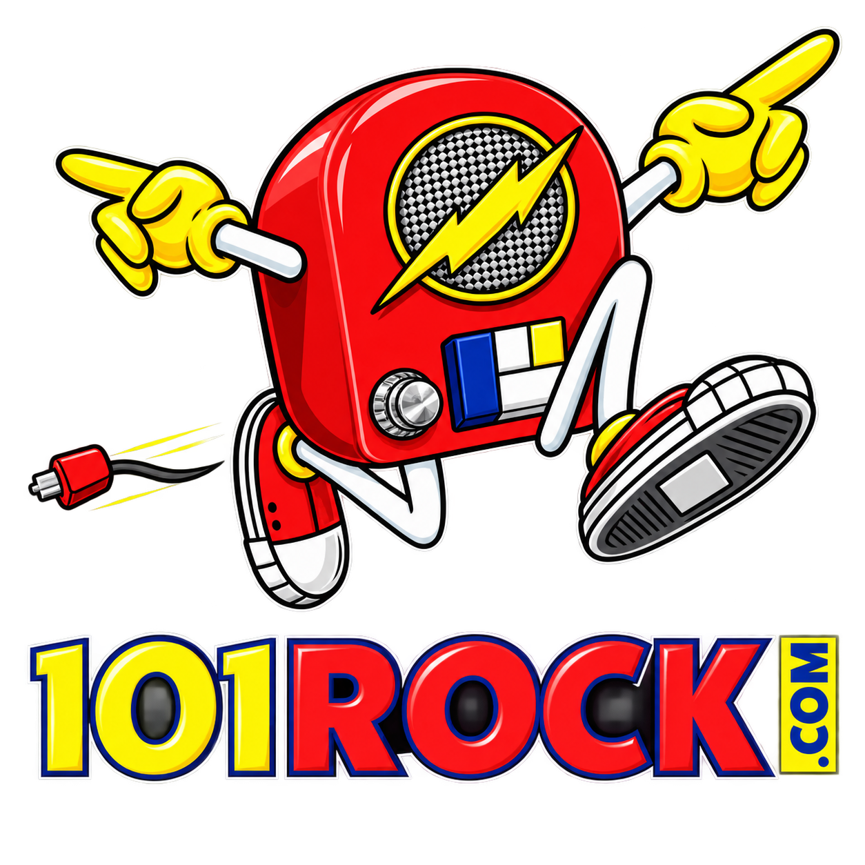 101 Rock mascot